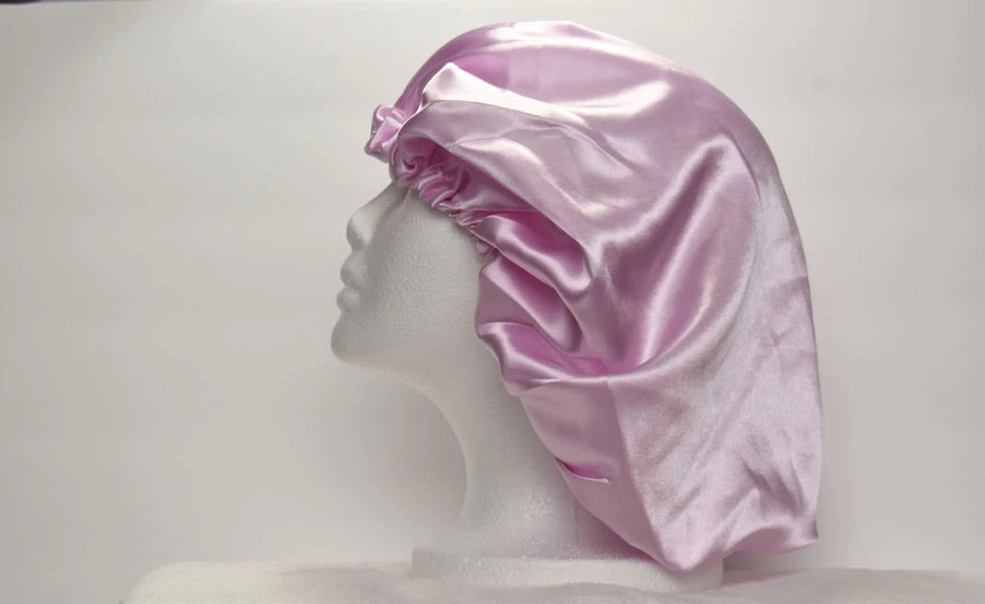 Personalized custom satin hair bonnet for girls