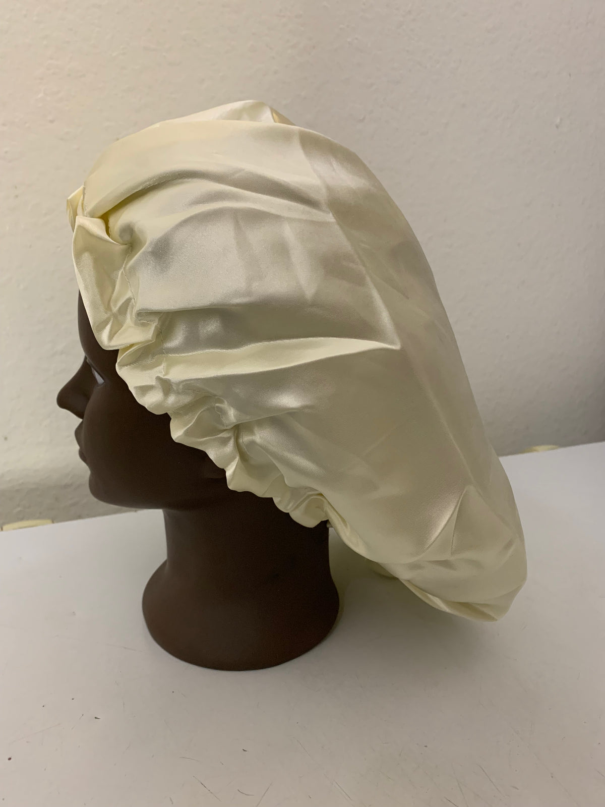 Custom satin hair bonnet personalized for girls