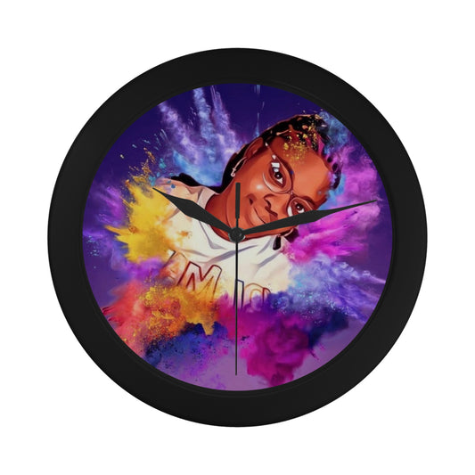 Custom Wall Clock | Personalized Photo & Name Clock